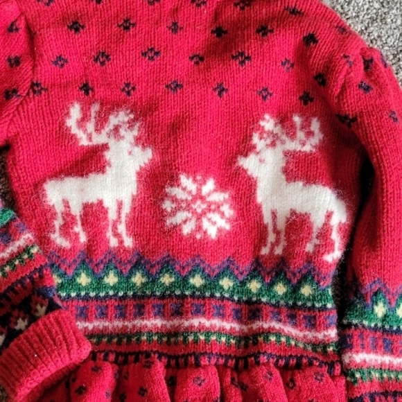 Ralph Lauren Red Reindeer Sweater - Picture 6 of 7